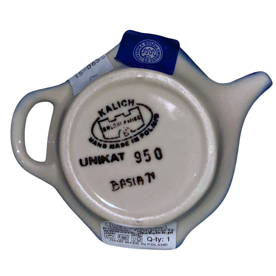 kalich polish pottery 10 oz bubble mug polka chicken 950